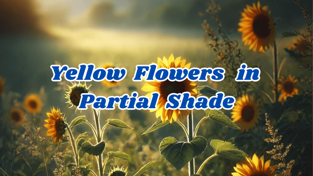 10 Most Popular And Brightness Types of Yellow Flower Names 4 Yellow Flowers in Partial Shade