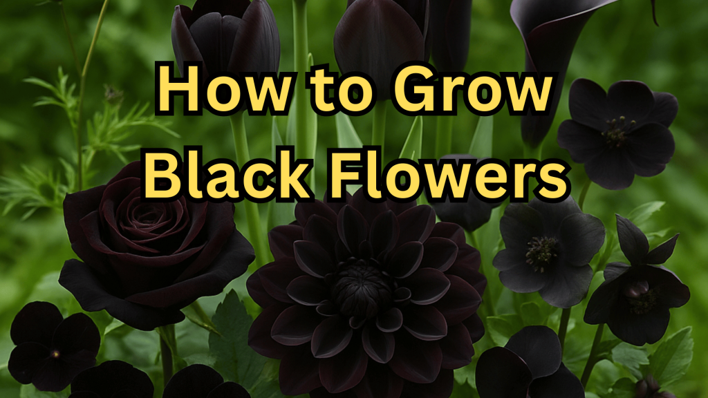 How to Grow Black Flowers