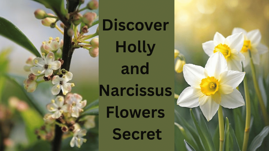 Discover Holly and Narcissus Flowers Secret