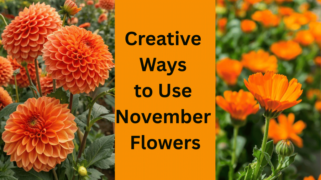 Creative Ways to Use November Flowers